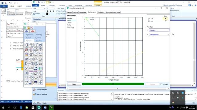 Simulation Aspen HYSYS "EDR for detail" смотреть онлайн