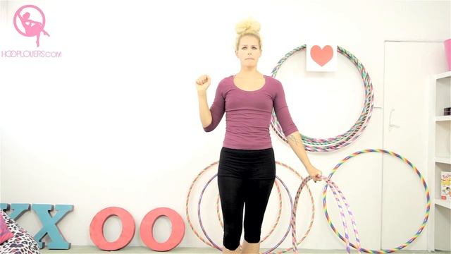 Hoop Dance Tutorial: Waist to knee hoop split with Lisa Lottie - Waist Hooping Tip смотреть онлайн