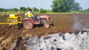 B2441NS Kubota chana perni karte ve BBF 5T Seed Drill Machine