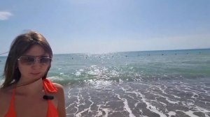 Гагра 2024/ ПЛЯЖ ОТЕЛЯ «ЕВРОПА»/ ПЕРВЫЕ КУПАНИЯ В МОРЕ/ Цены в Пятерочке/ Абхазия 2024
