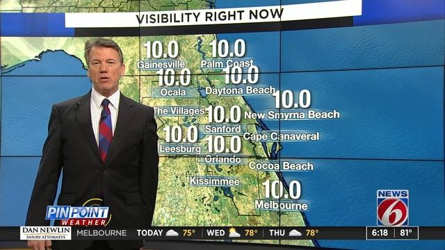 Fog moves through Central Florida смотреть онлайн