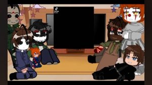 Slashers' react to Y/n as M!/y/n ||part1/2||