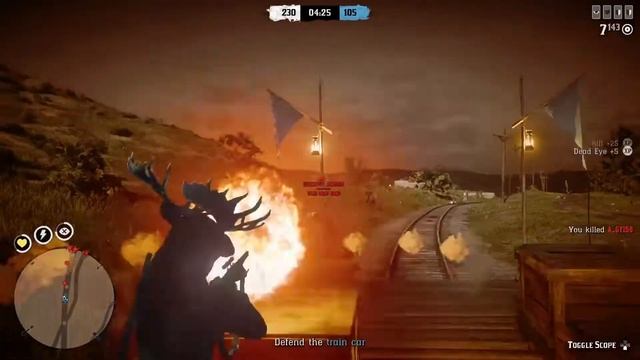 Railroad baron - 45 Kills / 2 death - Victory - Tank build fight (lev 2 tonic only) смотреть онлайн