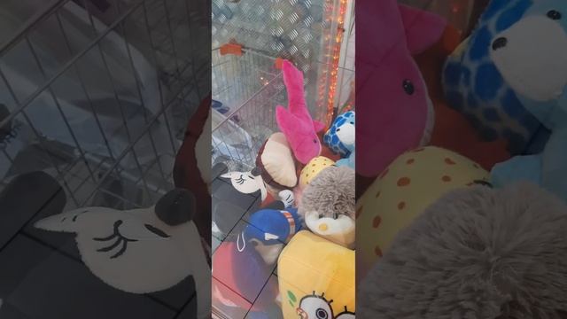 Микки Маус из ужасно разломанного и гладящего автомата!!! Будет ли захват??? 🤔 смотреть онлайн