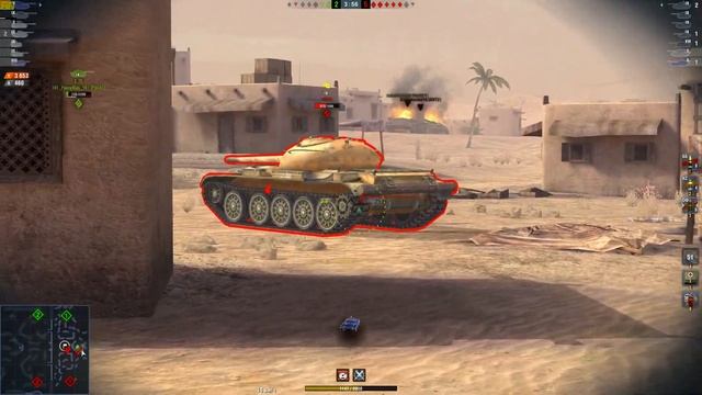 World of Tanks Blitz Jagdpanzer E 100-Остался против 5 смотреть онлайн