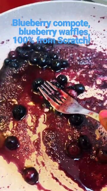 Blueberry compote 100% from scratch! Waffles смотреть онлайн