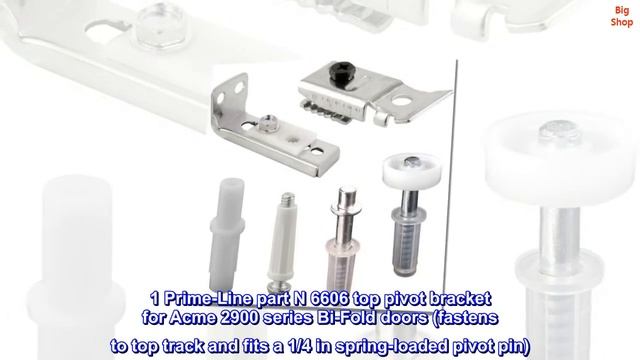 Prime-Line N 7534 Bi-Fold Door Hardware Repair Kit – Includes Top and Bottom Brackets, Pivots смотреть онлайн