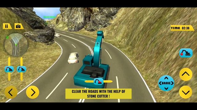 Heavy Excavator Rock Mining Stone Cutter Simulator Games - Android Gameplay смотреть онлайн