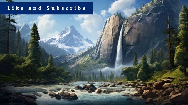[4K] 120 Inspired #Art of Yosemite National Park | TV Art | Day Night Cycle | No Sound смотреть онлайн