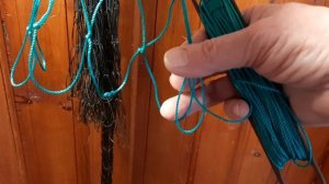 Уменьшаем рабочую длину сети. Подвязываем.