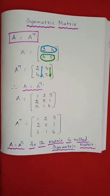 Symmetric Matrix | Handwritten notes are available | Eduverse Knowledge смотреть онлайн