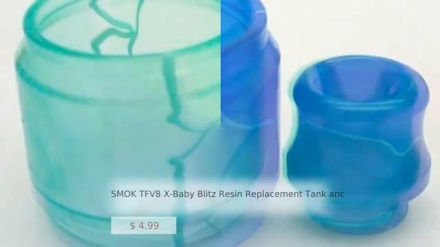 SMOK TFV8 X-Baby Blitz Resin Replacement Tank and Tip смотреть онлайн