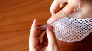 Круглая Филейная салфетка крючком (8 часть)