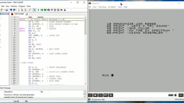 Programming The Zx Spectrum Z80 Assembly