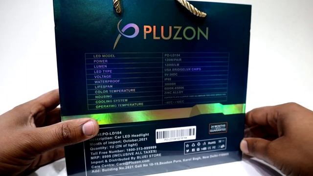 Pluzon LED Unboxing,Testing & Review || USA Bridgelux Chips || H4 120watt Latest Full Ranj 2022|| смотреть онлайн