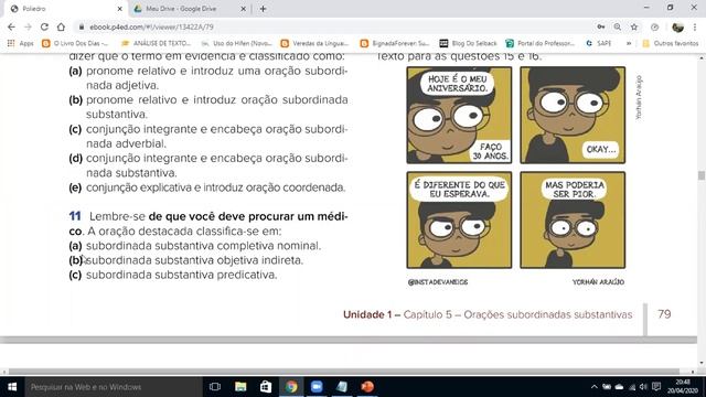 Aula nº10- 24/04/2020 - Gramática - Professor Jean Kaiser, 2ª série correção de atividade p. 78 a 8 смотреть онлайн
