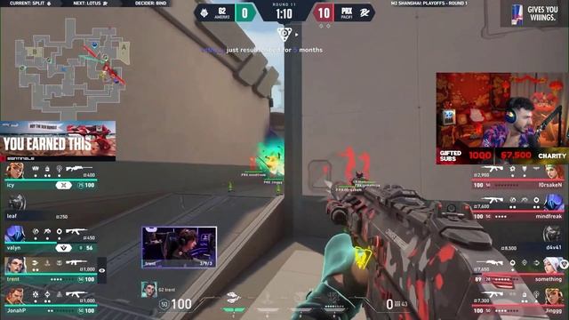 Valorant Streamers React to PRX W Gaming Shows Insane Performance Against G2 in Map1 VCT Shanghai смотреть онлайн