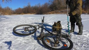 Рыбалка в конце января на речке !