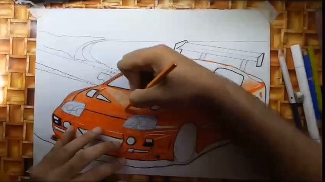 Car Drawing | Toyota Supra MK4 | Automobiles Art Studio | #drawing#car #fastandfurious #toyotasupra смотреть онлайн