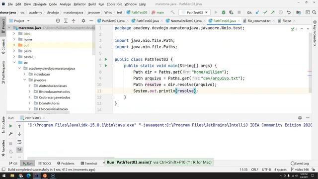 147 - Classes Utilitárias - NIO pt 04 - Resolvendo Paths смотреть онлайн