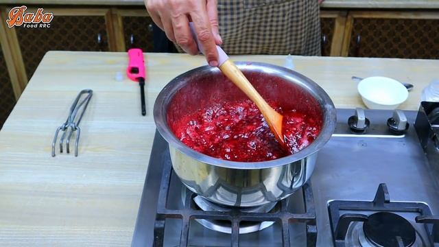Strawberry Jam Recipe | How to Make Fresh Strawberry Jam | Strawberry Preserves | BaBa Food RRC смотреть онлайн