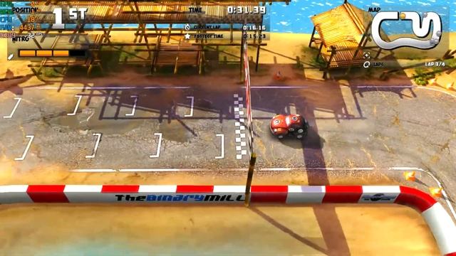 Mini Motor Racing EVO Track 09 Island Day Rev PC Gameplay HD 1080p смотреть онлайн