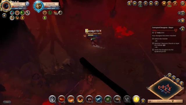Albion Online Corrupted Dungeon 8.3 fight смотреть онлайн