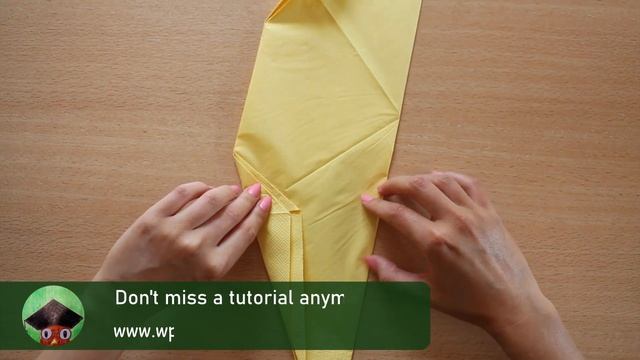 Servietten falten Croissant DIY Deko für Sommer & Ferien W+ смотреть онлайн