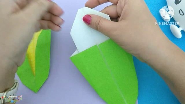 paper corn DIY |origami corn tutorial|How to make origami corn смотреть онлайн