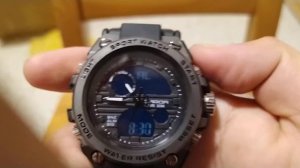 Sanda 739 Watch set time set alarm, Unbox Sanda 739 watch