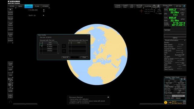 How to synchronize your chart updates | FURUNO ECDIS tutorial | смотреть онлайн