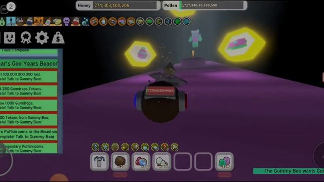 completed gummy bear quest | roblox | bee swarm simulator смотреть онлайн