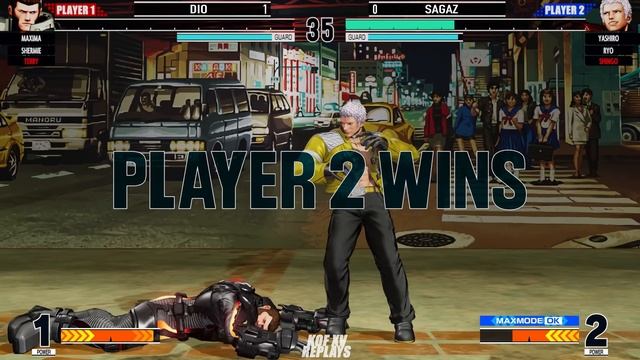 KOF XV 🔥 Sagaz (Shingo/Yashiro/Ryo) vs Dio (Terry/Maxima/Shermie) 🔥 Steam смотреть онлайн