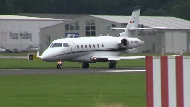 Gulfstream Aerospace G200 ► Takeoff ✈ Groningen Airport Eelde
