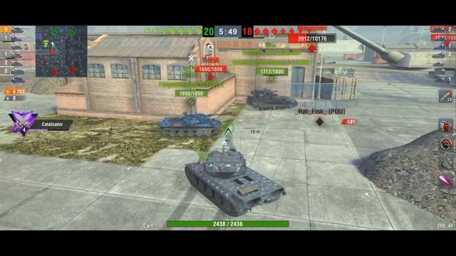 world of tanks Blitz 3D online - Gameplay - Big Boss - AMX 50 B смотреть онлайн
