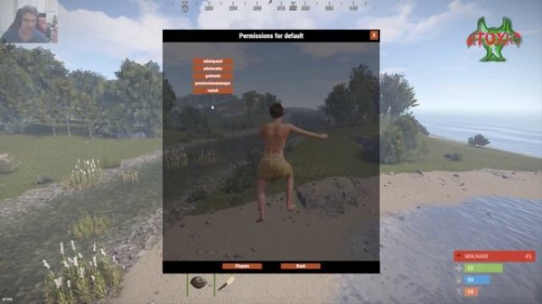 Plugins Admin Panel e Permissions Manager no Rust Server .·.