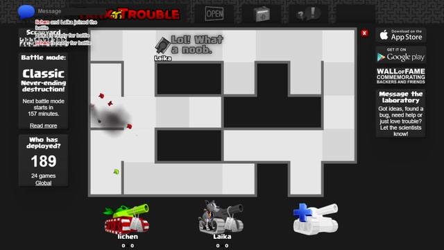 TankTrouble | Playing w/ Laika #2 смотреть онлайн