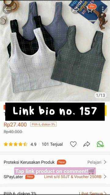 🩱racun shopee tanktop crop cewe simple 🧚🏻♀️ смотреть онлайн