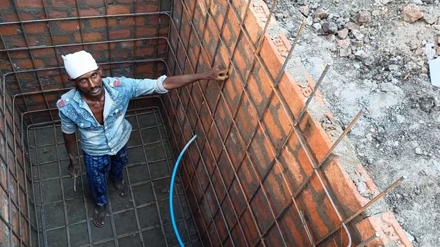 How to calculate the capacity of a water tank ? | पानी की टंकी का सरिया ऐसे बंधवाते हैं || RCC tank смотреть онлайн