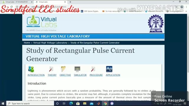 Simulation of Rectangular Current Pulse Generator using Virtual Lab смотреть онлайн