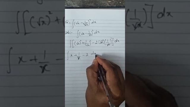 INTEGRALS | Tamil | Integrate (sqrt(x) - 1/(sqrt(x))) ^ 2 Dx | Class 12 | Maths