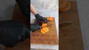 Нож конвекс (выпуклая линза) с долами