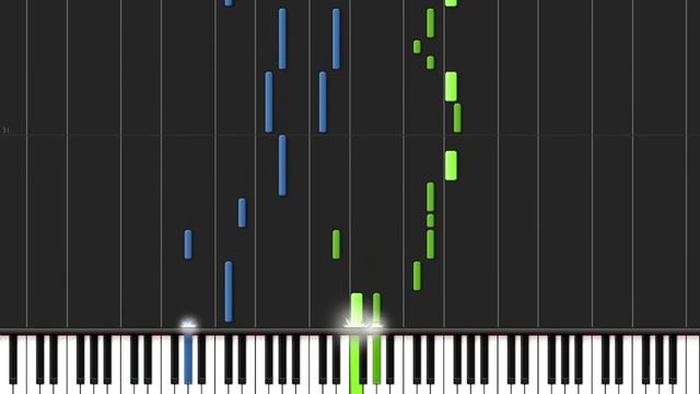 Teru No Uta (Tales from Earthsea) Easy Piano Tutorial смотреть онлайн