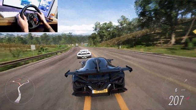 1500HP Apollo Intensa Emozione - Forza Horizon 5 | Steering Wheel Gameplay | MAX Graphics | 4K60FPS смотреть онлайн