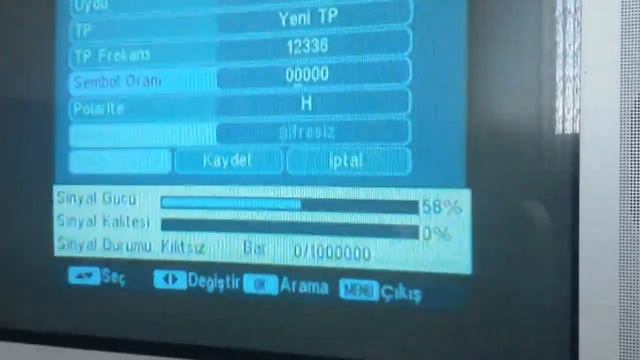 TURKSAT 4A YENİ KANAL EKLEME
