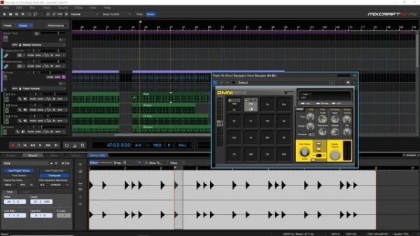 Mixcraft 10 University 202, Lesson 17 - Alpha and Omni Samplers