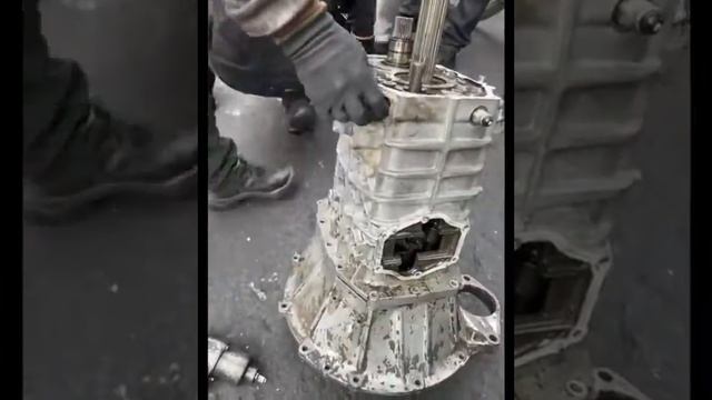 Inspeccion y desarme de caja de cambios NPR 6 de aluminio / NPR gearbox смотреть онлайн