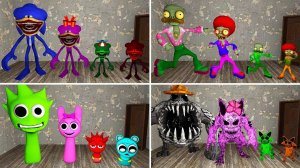 СЕМЬЯ ШИН СОНИК ПОЖИРАТЕЛЬ ЗОМБИ ГИПНОДЕНС СПРУНКИ ЗООНОМАЛИ В ГРЕННИ ОНЛАЙН - Family Granny Gmod