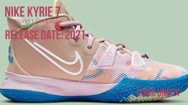 NIKE KYRIE 7 “1 WORLD 1 PEOPLE” LOVE AND PEACE "DETAILED LOOK!! смотреть онлайн