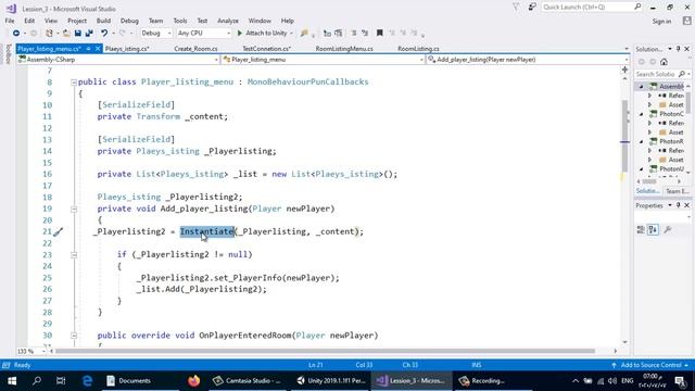 Unity Multiplayer Tutorial - Photon 2 (arabic 2) lesson 4 смотреть онлайн